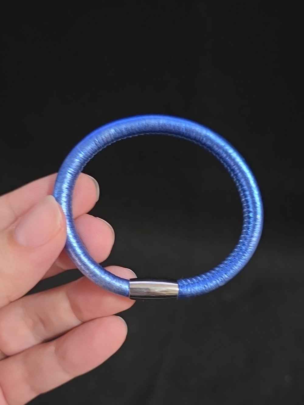 Brighton Metalic Blue Woodstock Bracler